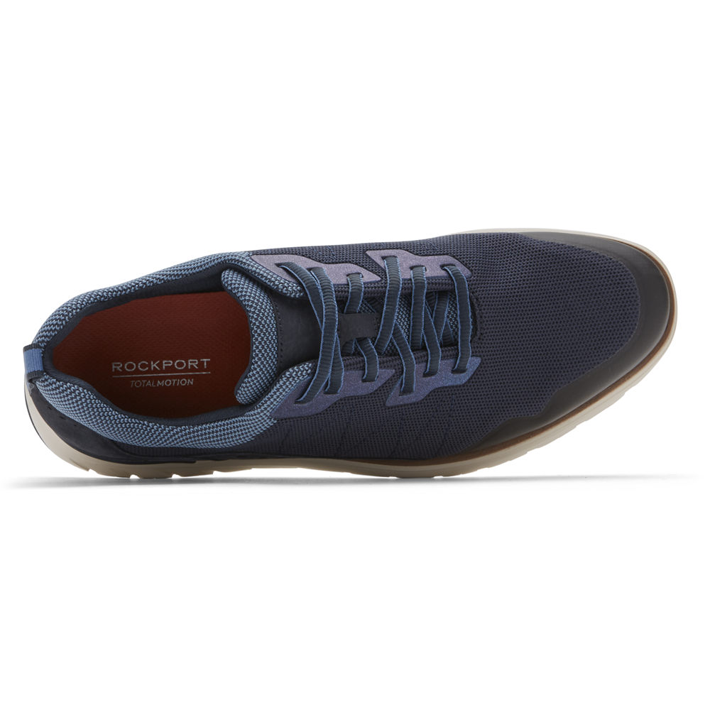 Rockport Mens Sneakers Blue - Total Motion Sport Mudguard - UK 816-DMFBCH